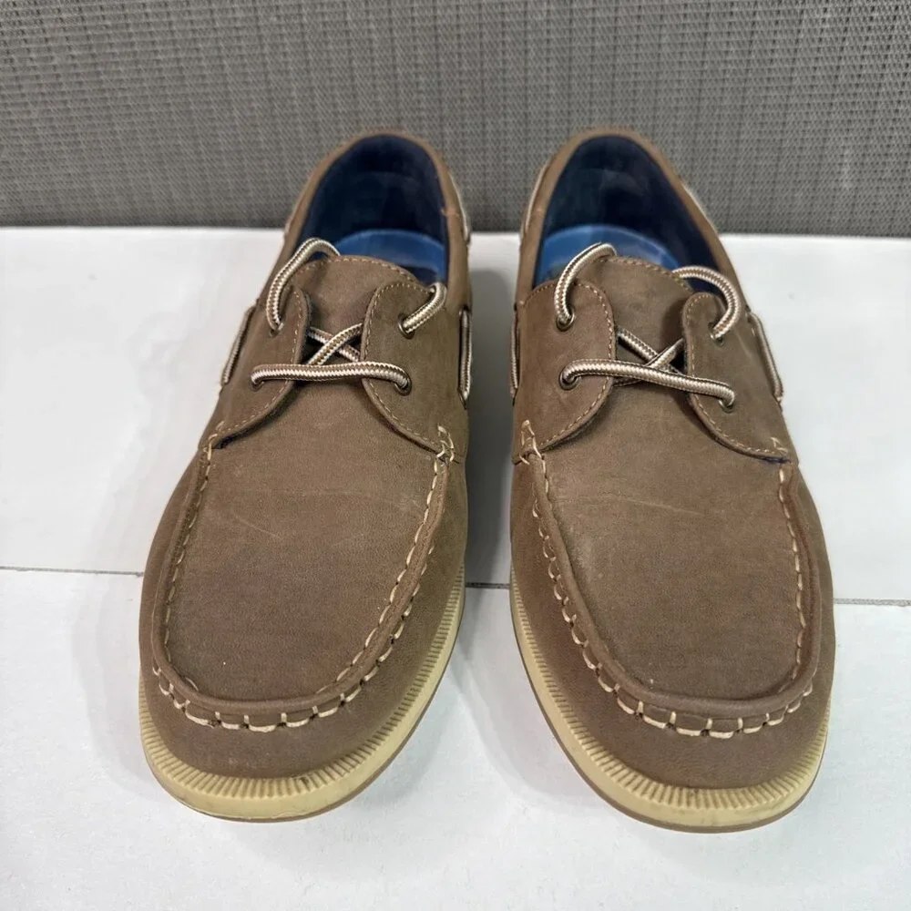Cary Country Top Sider Loafer Sahara Men's Size 8.5M Brown Leather Lace Up